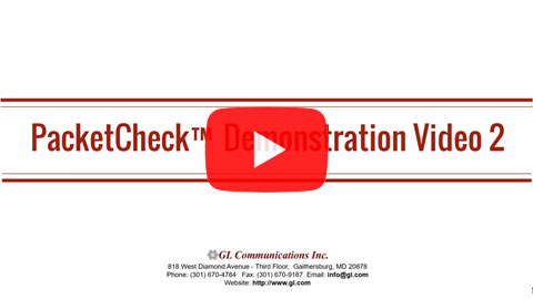 PacketCheck™ - Multistream